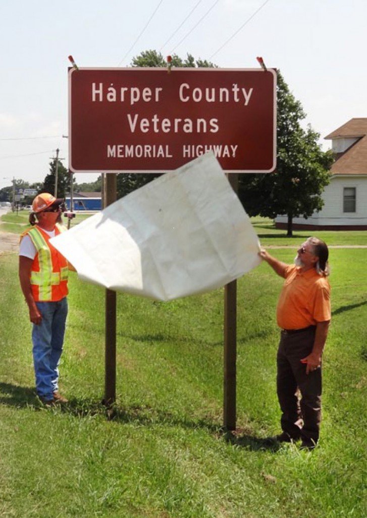 KDOT Harper Harper County Veterans Memorial2